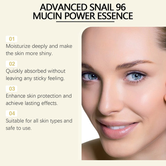 Advanced Snail 96 Mucin Power Essence Fading Fine Lines Moisturizing Lifting Firming Smoothing Nourishin Brightening Skin Care