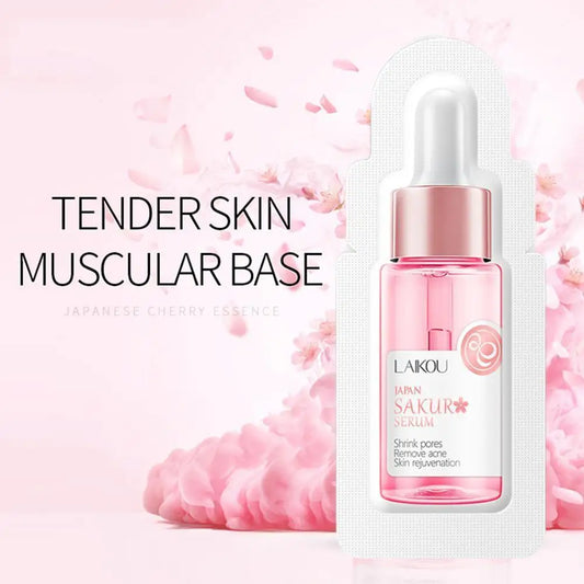 5/10pcs 1ml Moisturizing Face Serum Nourishing Rejuvenation Pore Shrinking Smoothing Skin Care Travel Size for Unisex