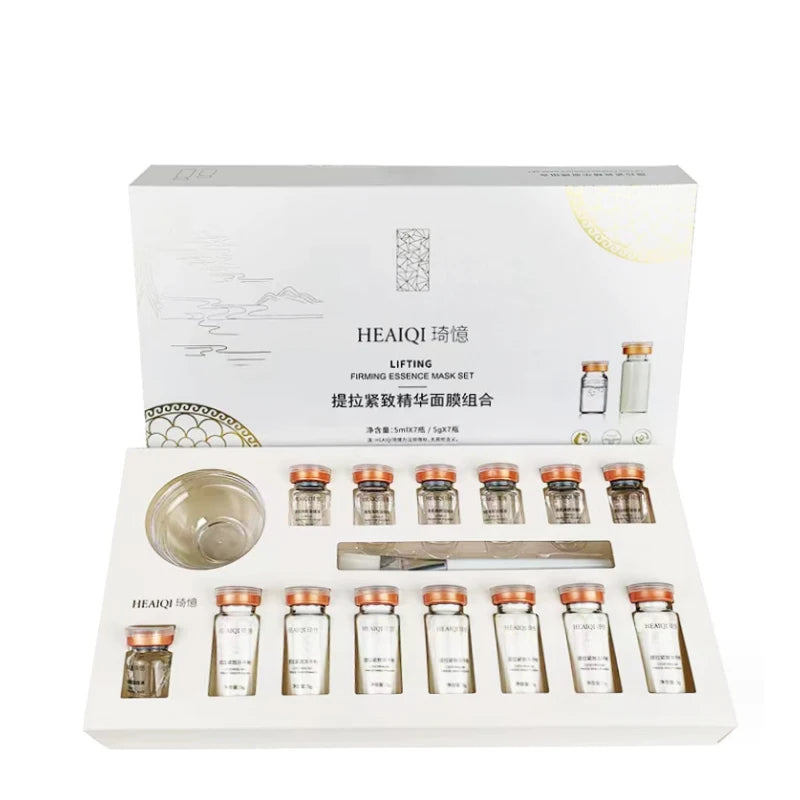 Korean Collagen Hyaluronic Acid Face Mask Repair Firming Lifting Improve Fine Lines Brighten Moisturiz Peptide Essence Skin Care